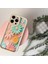 Bahar Çiçekleri Desenli Silikon Apple iPhone Kılıf - Apple iPhone 14 KREM 2
