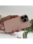 Darbeye Dayanıklı Gümüş Detaylı Silikon 14 Pro Max Apple iPhone Kılıf Krem 2