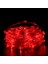 2 Metre Kırmızı LED Işık Kırmızı Yılbaşı Ağacı Işığı Noel Işığı Kırmızı Pilli LED Işık Red LED Light 1