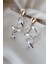 Gold ve Silver Spiral Tasarımlı Modern Şık Küpe 5