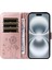 iPhone 16 Plus Deri Kılıf Cüzdan Telefon Kapağı (Yurt Dışından) 2