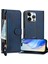 iPhone 16 Pro Max Fermuarlı Cep Çoklu Kart Yuvaları Deri Telefon Kapağı (Yurt Dışından) 2