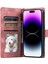 iPhone 16 Plus Skin Feel Cüzdan Deri Telefon Kılıfı (Yurt Dışından) 2