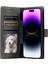 iPhone 16 Plus Skin Feel Cüzdan Deri Telefon Kılıfı (Yurt Dışından) 2