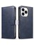 iPhone 16 Pro Max Buzağı Dokusu Manyetik Toka Cüzdan Pu Deri Telefon Kapağı (Yurt Dışından) 1