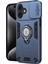 iPhone 16 Kaydırmalı Eksantrik Koruma Desteği Pc+Tpu Telefon Kılıfı (Yurt Dışından) 1