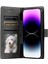 iPhone 16 Pro Max Skin Feel Cüzdan Deri Telefon Kılıfı (Yurt Dışından) 2