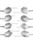 8 Adet Çiçek Kaşık Seti Paslanmaz Çelik Tekrar Kullanılabilir Çay Kahve Karıştırma Kaşığı (Yurt Dışından) 3