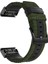 Garmin Fenix5 Plus Için Kanvas ve Deri Saat Bandı, Bilek Kayışı Boyutu: 150+110MM(MAVI) (Yurt Dışından) 2