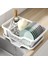 2 Adet Plastik Lavabo Bulaşık Kurutma Rafı Bulaşık Süzgeci Düzenleyici (Yurt Dışından) 1