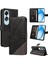 Elmas Dikiş ve Kart Yuvası Deri ile Oppo A60 4g Için Flip Case (Yurt Dışından) 1