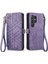 Samsung Galaxy S24 Için Flip Case Ultra Deri Kılıf Darbeye Basit (Yurt Dışından) 3