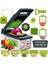 16 Adet Pro-Serisi Hepsi Bir Arada Sebze Mandolin Gıda Kesici Doğrayıcı Spiralizer Dilimleyici Doğrayıcı Rende Seti (Yurt Dışından) 1