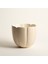 Lızbon Earthenware Vazo 20 x 20 x 17 cm Krem 1