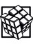 Rubiks Küp Dekoratif Metal Tablo 2