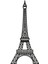 Eiffel Kulesi Dekoratif Metal Tablo 2