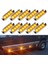 10X Amber LED Römork Kamyon Yan Işaret Işıkları 4led Gümrükleme Rv Camper 12V-24V (Yurt Dışından) 2