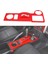Toyota Fj Cruiser 2007-2021 Aksesuarları Için Araç Vites Paneli Ayar Kapağı Koruyucusu, Abs Kırmızı (Yurt Dışından) 2