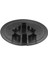 Fiat 500 Tekerlekler Için 2 Adet 133MM Jant Kapağı Merkezi Hub Caps 68078419AC 68078421AC Toz Kapağı 51884863 Siyah (Yurt Dışından) 4