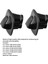 2 Adet Araba Siyah Abs Iç Çatı Kancaları Elbise Askısı Kanca Trim Volvo V90 S90 XC40 XC60 XC90 2015-2020 (Yurt Dışından) 5