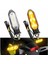 2 Adet Evrensel LED Motosiklet Dönüş Sinyal Işığı Arka Işıklar Lamba 12V IP67 Su Geçirmez Amber Flaşör Göstergesi Flaşör (Yurt Dışından) 5