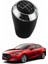 Araba 6 Hız Vites Topuzu Kapağı Mazda 3 Için Bk Bl Cw 6 5 3 Serisi Cx-7 Mx-5 2003-2017 Pu Deri Shifter Kafa (Yurt Dışından) 2
