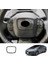 Toyota Prius 60 Serisi 2020-2023 Için Karbon Fiber Siyah Araba Direksiyon Halkası Trim Iç Krom Çerçeve Trim (Yurt Dışından) 4