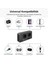 200W Araç Invertörü, Akıllı Zaman Göstergeli LCD ile 12V Ila 220V Gerilim Dönüştürücü, 2 Soket ve 4 USB Araç Şarj Cihazı (Ab Fişi) (Yurt Dışından) 5