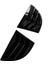 Çift Araba Arka Cam Deklanşör Kapağı Trim Honda Civic Sedan 8th 2005-2011 Yan Panjur Trim Paneli Havalandırma Etiket A (Yurt Dışından) 1
