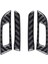 Karbon Fiber Ön Yan Hava Çıkış Havalandırma Anahtarı Çerçeve Ayar Kapağı Trim Için Bmw 3 Serisi F30 F32 F34 2013-2019 (Yurt Dışından) 3