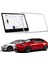 Tesla Model 3 Model Y Aksesuarları Için Ekran Koruyucu Çerçeve 2017-2023 Silikon Merkezi Konsol Dekor Koruma, Beyaz (Yurt Dışından) 5