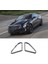 Cadillac Ats 2014-2020 Aksesuarları Karbon Fiber Ön Yan Hava Firar Krom Çerçeve Etiket Trim Dekorasyon (Yurt Dışından) 5