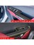 Karbon Fiber Araba Kapı Kol Dayama Pencere Camı Kaldırma Düğmesi Çerçeve Kapı Kase Kapağı Trim Lexus NX260 NX350H 2022+ Rhd (Yurt Dışından) 5