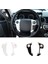 Araba Direksiyon Düğmesi Kapağı Trim Dekor Etiket Land Rover Freelander 2 2013-2015 Aksesuarları, Düşük Profil, Siyah (Yurt Dışından) 2