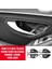 Karbon Fiber Araba Kapı Kolu Kase Kapağı Trim Mercedes Benz Ce Glc Sınıfı W205 X253 GLC260L E3000L C200L 2015-2021 (Yurt Dışından) 3