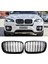 2 Adet Parlak Siyah Araba Ön Böbrek Izgarası Izgarası-Bmw X5 E70 2007-2013 X6 E71 2008-2014 (Yurt Dışından) 2