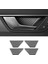 Audi A6 C8 2019-2023 Için Karbon Fiber Çıkartmalar Araba Iç Kapı Kase Kapağı Dekoratif Panel Trim Iç Aksesuarları (Yurt Dışından) 5