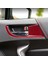 Iç Kapı Kolu Kase Paneli Trim Gerçek Karbon Fiber Iç Dekorasyon Subaru Brz Toyota 86 2016-2020 (Siyah) (Yurt Dışından) 2