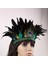 Parti Için Dekoratif Hint Fascinator Başlık, Şkinler Yeşil (Yurt Dışından) 5