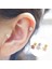 Mor Tarzı Gümüş Çiçekli Piercing Helix Kıkırdak Küpe Tragus Piercing Conch Küpe Inci (Yurt Dışından) 1