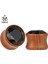 A-12MM Kubooz Moda Abanoz Zirkon Tasarım Kulak Tüneli ve Vücut Piercing Küpe 1 Çift (Yurt Dışından) 2
