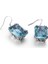 Gök Mavisi Tarzı Kadınlar Için Gümüş Vintage Aquamarine Dangle Küpe - Romantik Düğün Takımları (Yurt Dışından) 3