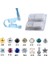 NO409 1 Takım 2 Adet Tek Kullanımlık Steril Kulak Delme Tabancası Kartilaj Tragus Helix Delme Tabancası Seti Çelik Iğne Küpe Aracı (Yurt Dışından) 2