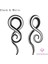 Mavi Stil 5 mm 1 Çift Cam Pyrex Spiral Kulak Tünelleri Tutucuları Taperlar Fişler Gerdiriciler Genişleticiler (Yurt Dışından) 4