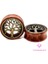 8 mm Topbrıght® Çift Ahşap ve Pirinç Hayat Ağacı Tünel Flesh Tünel Kulak Tüneli Küpe Takıları Earring Plugs (Yurt Dışından) 2
