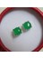 Yeşil Stil Doğal Malay Ceviz Yeşili Yuvarlak Jade Küpe Zümrüt Jade Küpe Gümüş Küpe Küpe Jade Gümüş Küpe (Yurt Dışından) 1