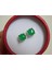 Yeşil Stil Doğal Malay Ceviz Yeşili Yuvarlak Jade Küpe Zümrüt Jade Küpe Gümüş Küpe Küpe Jade Gümüş Küpe (Yurt Dışından) 5