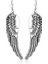 Yeni 1 Çift Tibet Gümüş Kadın Bayan Sıcak Moda Taşlı Melek Kanat Küpe Damla Dangle (Yurt Dışından) 2