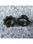 Siyah Stil 16 mm 1 Çift Paslanmaz Çelik Küpe Punk Çiçek Kulak Takma Tünel Piercing Vücut Takı Tek Flared Kulak Ölçüleri (Yurt Dışından) 2