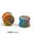 Çok Renkli Stil 12 mm 1 Çift Doğal Reiki Taşı Plug Ametist Kulak Genişletici Howlite Obsidyen Çift Flared Tünel Taş Kulak Tıkaçları Kulak Delikleri Gerdirici Vücut Piercing Takıları (Yurt Dışından) 1